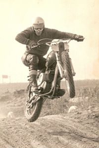 05 Gerrit Does in action on MX track of MC Amsterdam year 1969