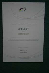 21 UCI Merit Award in 2013