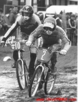 Ludy v.d. Werff (Mongoose) leading Paul Driessen (ASCO)