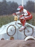 Early '80s: Famous Carlos Swinkels in action at the Waalre Track.