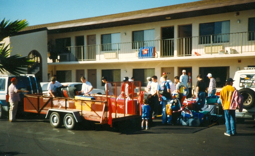 1990 Training Camp Orlando mr Art Beeler far left picked our group upfrom the airport and brought us to the hotel