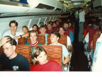 33 Again half the plane filled with BMX racers on their way to Columbus - Ohio